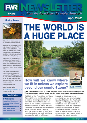 Latest  issue of the FWR Newsletter.
